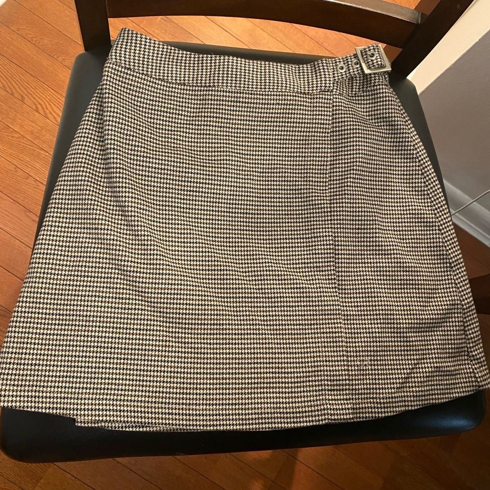John galt blue plaid skirt S